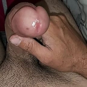 lots of cum precum wet belly some squirting piss