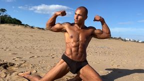 Muscle Worship on the Beach