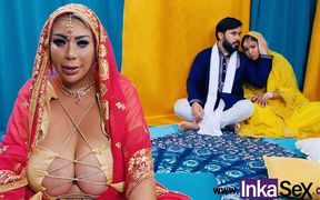 Inka Sex - Chudai - Busty Indian Stepmom Fucks Her Stepdaughter's Boyfriend and Her Pussy Is Full of Milk.