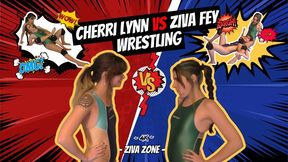 Competitive Wrestling Headscissors & Submissions - Ziva Fey & Cherri Lynn (4K)