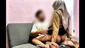 Teacher Desi Malay Teaches Her Hijab-Wearing Scout Students to Fuck