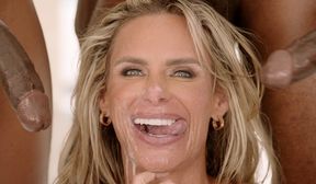 wife phoinex blonde cute perfect ass cumshot pussy dpcum in mouth facial gangbang interracial dgs