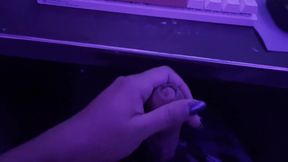 pov little slut gets throat fucked while cumming in pajamas