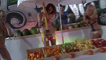 It might not make sense, but there's no denying the visual appeal of Bluebird Films' Bikini Warriors