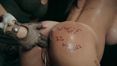 Lara Croft's anal adventure in Tomb Raider: The anime porn hentai