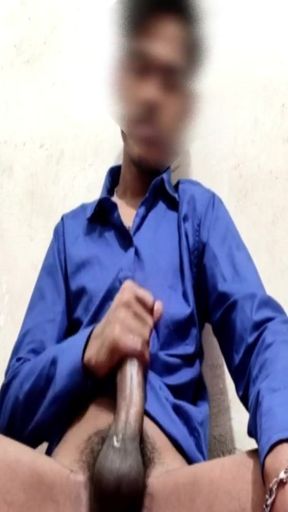 In the hostel, a man is seen shaking his cock   Clip 1