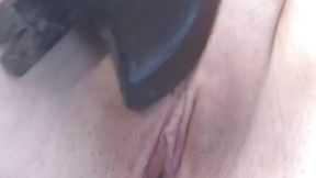 Lustful lesbian Raven played outdoors with a latex clad beauty