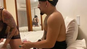 que mulher maravilhosa linda e gostosa peguei ela de quatro e depois o meu amigo baixinho comeu ela no pelo e nos dois soltou o leitinho na boquinha dela