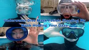 Underwater Dive Mask Fetish: Flooding My Mask Holding Your Gaze - MP4 720
