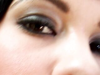 Cleo Banks, All Natural Glamorous Brunette hair, solo Masturbation, Toys, Close-ups, Oils Tease#three
