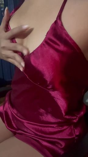 Home video after , caressing her beautiful nipples   Clip 1