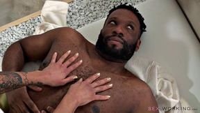 Happy Ending In Front Of Wife