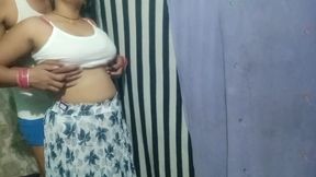 Hot Rhea's big tits squeezed and warmed up and fucked