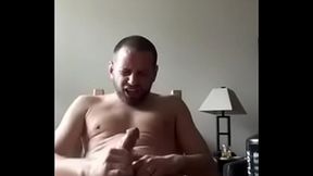 Stephen jerkin off and shoots a massive cum load