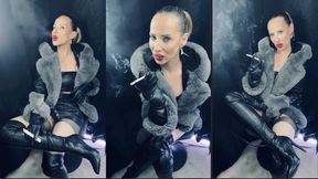 Addiction Training Smoke with me 1 & 2 Eve 120 At once in Leather