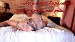 esposa reputa , mientras el marido cocina y limpia ella se recoje la hermosa y dura verga del piletero