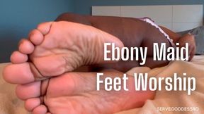 Ebony Maid Feet Worship - Royal Ro ebony foot fetish pov hd mp4 1080p