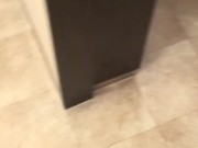 In the toilet