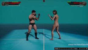 Lord Jerle VS Linn (Naked Fighter 3D)
