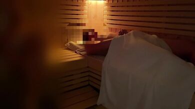 Public sauna big dick flash draws strangers huge cumshot