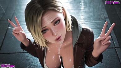 Resident Evil 9 RE9 Hentai Anime - Big Tits Grace Ashcroft Blow Job Hentai by eextoon