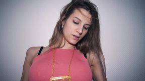 dina 18+ sucks cock in the stairwell