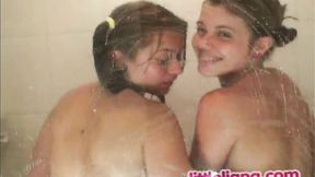 ”Little Liana rubbing & fingering her lesbian friend”