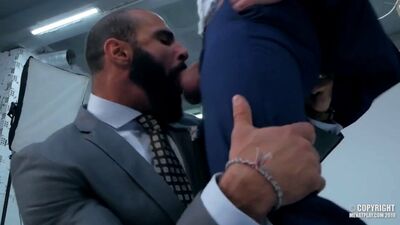 Diego Reyes and his colleague are shagging in the office