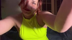 Plastic Bag Domination in Latex Minidress POV