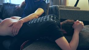 Amateur Boy Gets His First Spanking