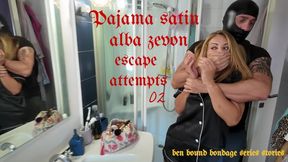 Pajama Satin Alba Zevon Escape Attempts 02 - 2K