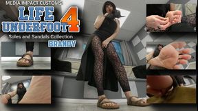 Life Underfoot 4 - Brandy - foot slave - Feet - Toes