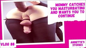 new plushie - mommy catches you masturbating and wants you to continue