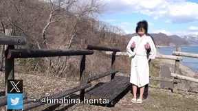 [Outdoor exposure] Because it is on a high ground, I was ???? seen by the dump truck below. Please come to the fan site for the continuation!　　Japanese/Outdoor/Japanese/shaved/Shaved/hentai/asia