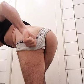 Chubby and soft ass guy showing his hairy smooth ass so you can cum