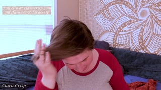 Extended Preview: Shoulder Length To Bob To Pixie Short Haircut Fetish Brunette Orgasm Chubby MILF