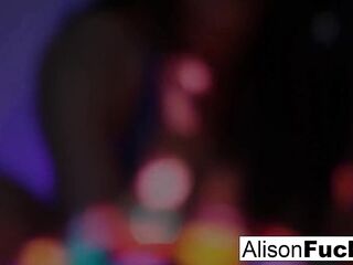 Hawt large boobed disco ball sweetheart