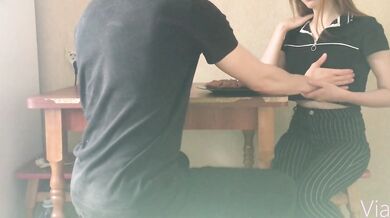 MY FRIEND FUCKED ME RIGHT IN THE KITCHEN - Via Hub