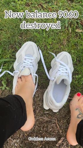 New balance 9060 destroyed