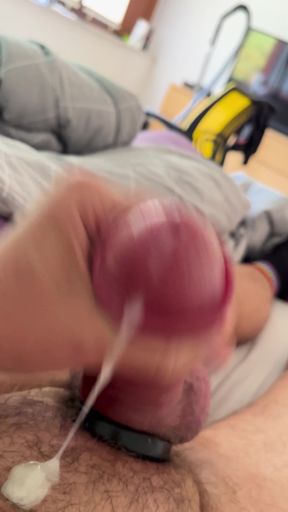 Inkeddaddy pumped dick jerk off   Clip 1