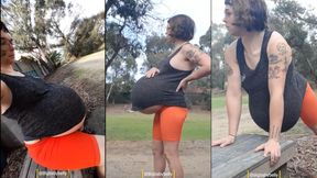 Pregnant With Triplets In Public