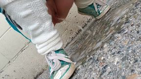 Piss Adventures at the Dumpster, Docks and Public Toilet