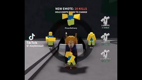 Cute blondie dragon girl trys dance