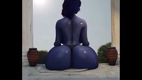 Princess&#x1F478; Luna (MLP) Shows Off Her Large Hiney