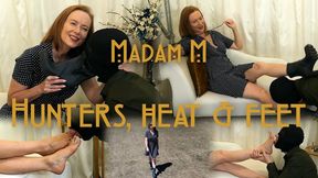 Hunters, Heat & Feet, A teasing FemDom session featuring rubber boot fetish, Hunter Boot Worship, foot scent, sweaty feet, Foot Worship, Barefoot Worship, Sole Worship, Toe Worship, Foot Sniffing, psychological domination, obedience training