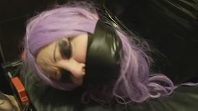 PVC Armbinder Dress Night – Ballet Boots, Leather Straps, Tape Gag & Remote Vibrator (09:05)