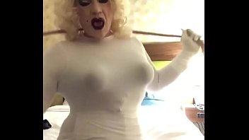Drag queen playing dress up in the model is me Veronica stocking.  Corset stockings heels heavy make up wearing tight dress and me doing everything I can to feel good and to make you feel good.  Do you like to play dress up and wear women&rsquo_s clothes?