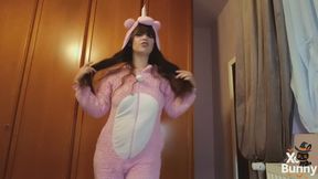 Pink gassy unicorns farting rainbows