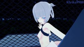 Nazuna Nanakusa and I sneak into a rooftop for a nighttime encounter