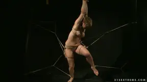 Hot Lesbian Ties Up Chicky Clarissa and Fucks Her Passionately